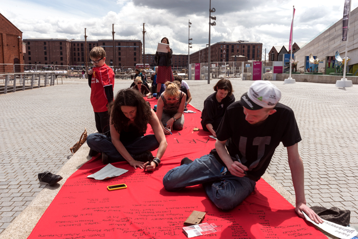 Artists For Corbyn, photo by Mark Loudon